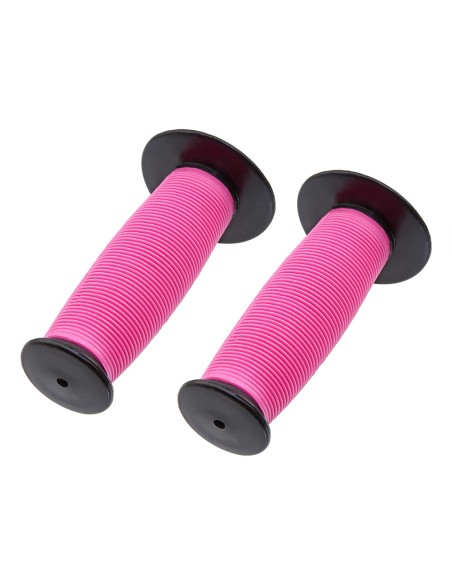 Mushroom Grips 7/8 long 115mm Black/Pink.
